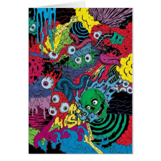 colorfull gouls Tätowierungsentwurf