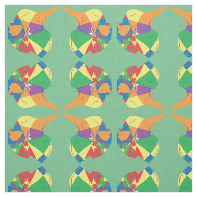 Colorfull Great Dane Stoff (Muster)