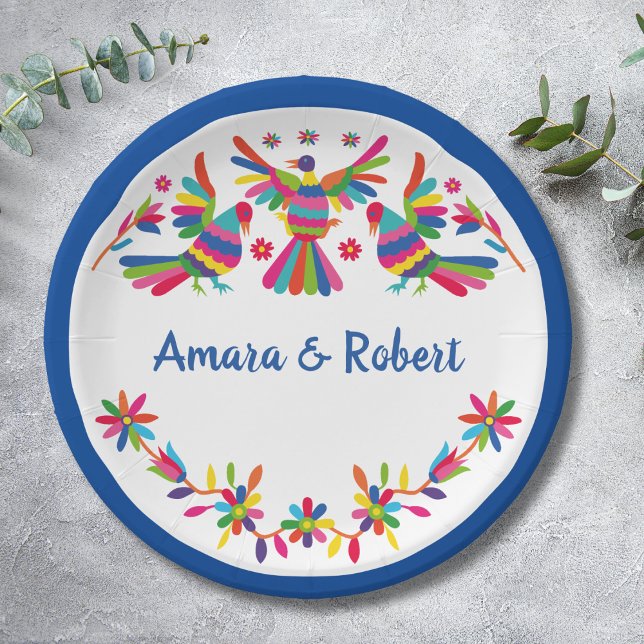 COLORFULL OTOMI MEXICAN PAPPTELLER (Von Creator hochgeladen)