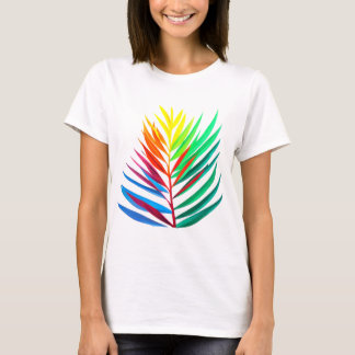 Colorfull verlasse minimalistische Frauen Basic T T-Shirt