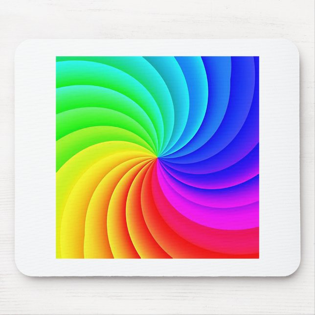 Colorfulm Pinwheel  Mousepad (Vorne)