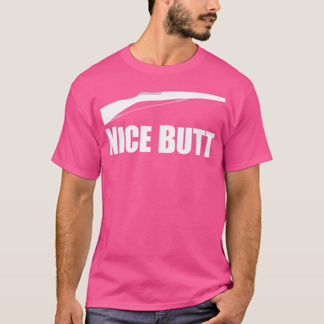 Colorguard Gun Funny Nice Hintern T-Shirt (Vorderseite)