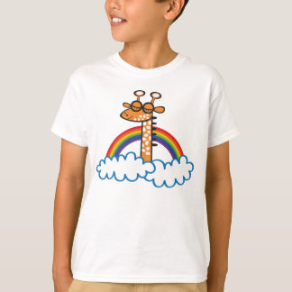 Colorida Jirafa. Giraffe. Arcoiris, Regenbogen T-Shirt