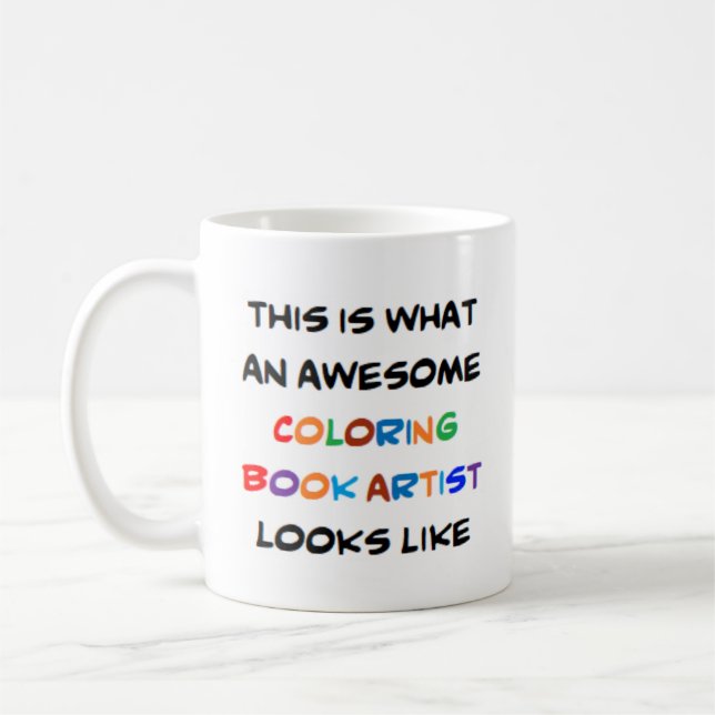 coloring book artist, awesome kaffeetasse (Links)