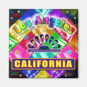 "Coloring Los Angeles 4" Magnet