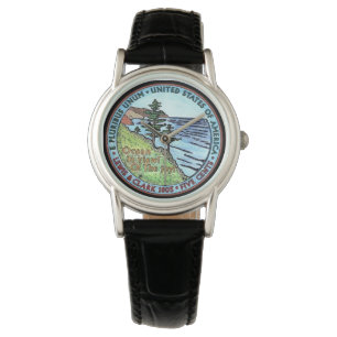 Colorized Lewis und Clark Expedition Nickel Watch Armbanduhr