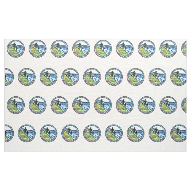 Colorized Lewis und Clark-Expeditionsnickelgewebe Stoff (Yard (91,4 cm))