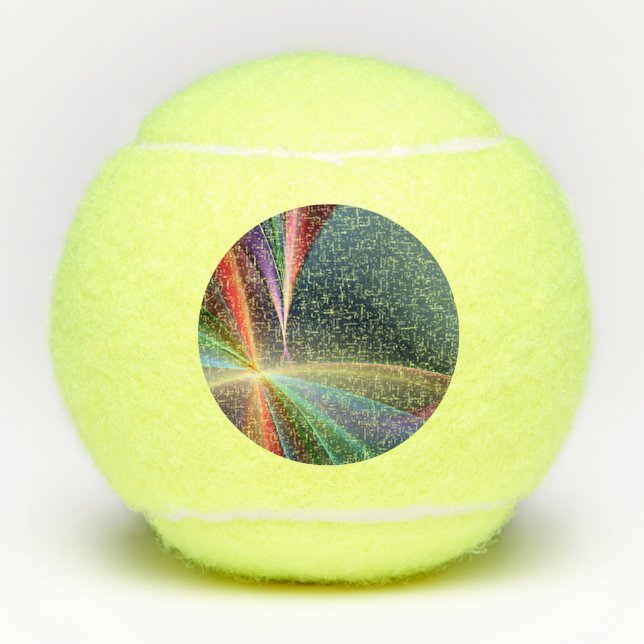 Colors in lines tennisbälle (Vorderseite)
