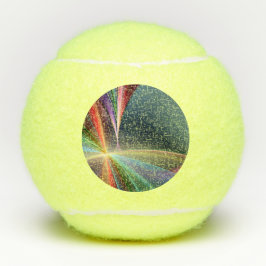 Colors in lines tennisbälle