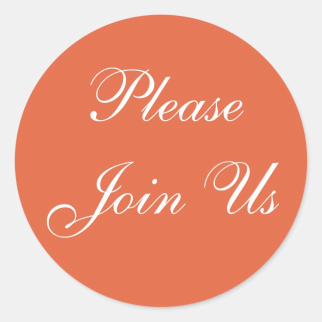 Colors Invites Koi Runder Aufkleber (Vorderseite)