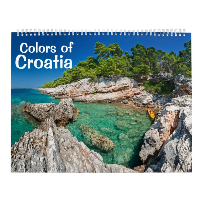 Colors of Croatia foto calendar Kalender (Titelbild)