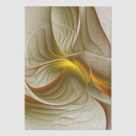 Colors of Precious Metals, Abstract Fractal Art Seidenpapier