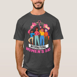 Colors Unity Diversity Feminism International Wome T-Shirt
