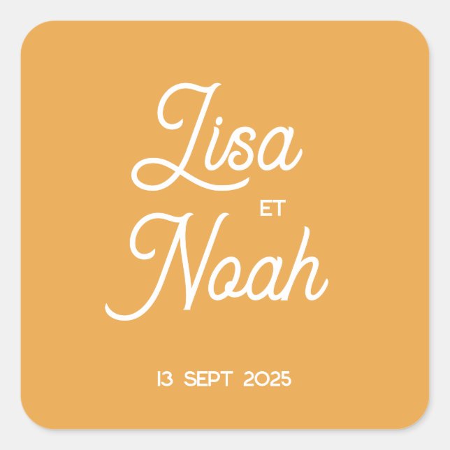 Colorus-Sammlersticker Quadratischer Aufkleber (Vorderseite)