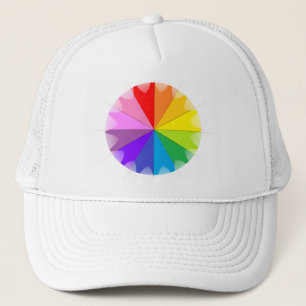 Colorwheel Regenbogen-Geschenke Truckerkappe