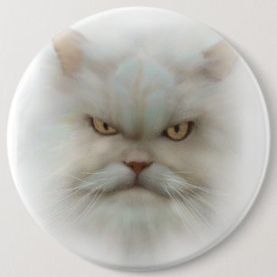 COLOSSAL 6 inch Persian Cat Button Button