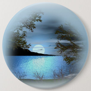 COLOSSAL Lake Beach, 18 cm Button