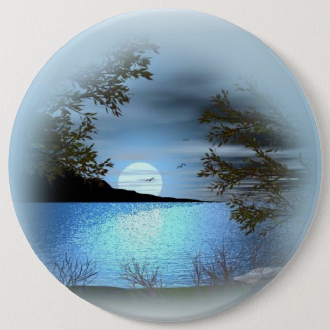 COLOSSAL Lake Beach, 18 cm Button (Vorderseite)