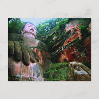 Colossal Le Shan Buddha Postkarte