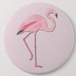 COLOSSAL Pink Flamingo, 18 Zoll Button Tasten