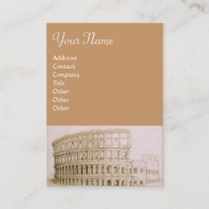 COLOSSEUM/Antike Architektur, Architekt Brown Visitenkarte