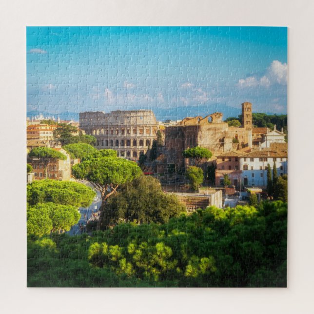 Colosseum Gebäude Historisches Rom Italien Skyline Puzzle (Vertikal)