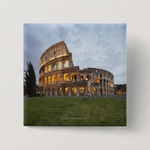 Colosseum in Rom, Italien Button