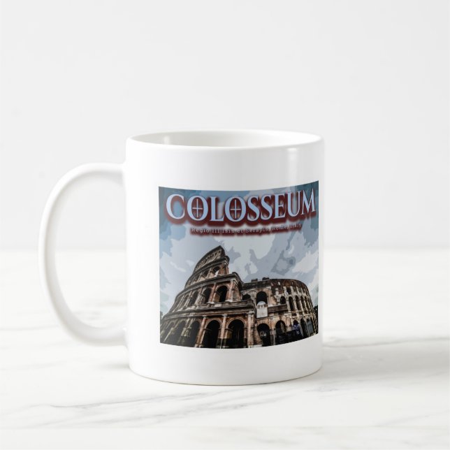 COLOSSEUM - ROM ITALIEN - ROMAN ICONIC KAFFEETASSE (Links)
