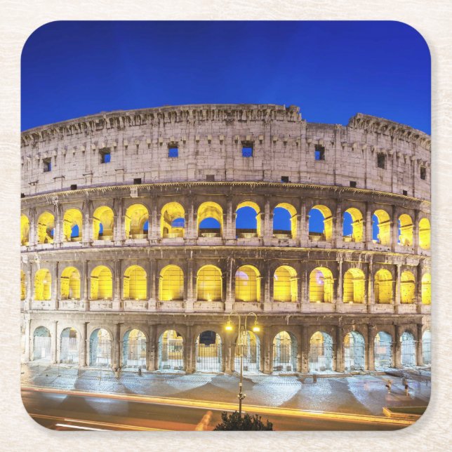 Colosseum Romanum pro Orarium Rechteckiger Pappuntersetzer (Vorderseite)