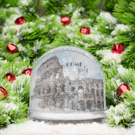 Colosseum Rome Snow Globe – Vintage Italy Travel Schneekugeln