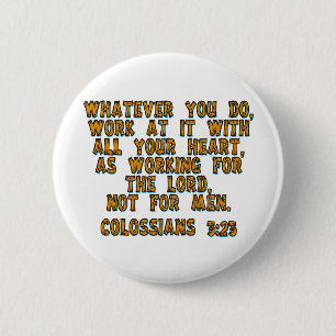 Colossians 3:23 button