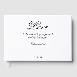 Colossians Wedding Guest Book Gästebuch
