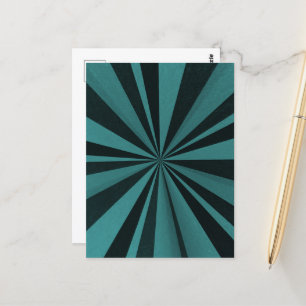 Colour Burst - Aquamarin Postkarte