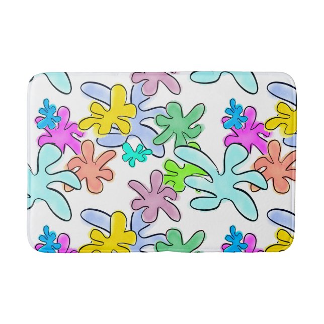 Colour Burst Badematte (Vorderseite)