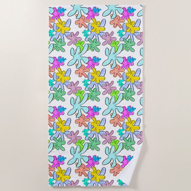 Colour Burst Strandtuch (Vorderseite)