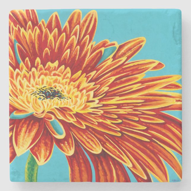 Colour Bursts I Steinuntersetzer (Vorderseite)