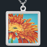 Colour Bursts I Versilberte Kette<br><div class="desc">floral</div>
