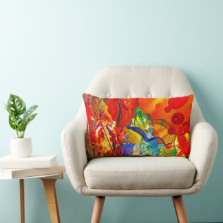 Colour Splash Artistic Throw Kissen