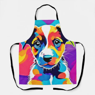 Colour Splash Groovy Canine Dog Schürze