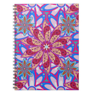 Colour Spring Theme seamless pattern Background. C Notizblock