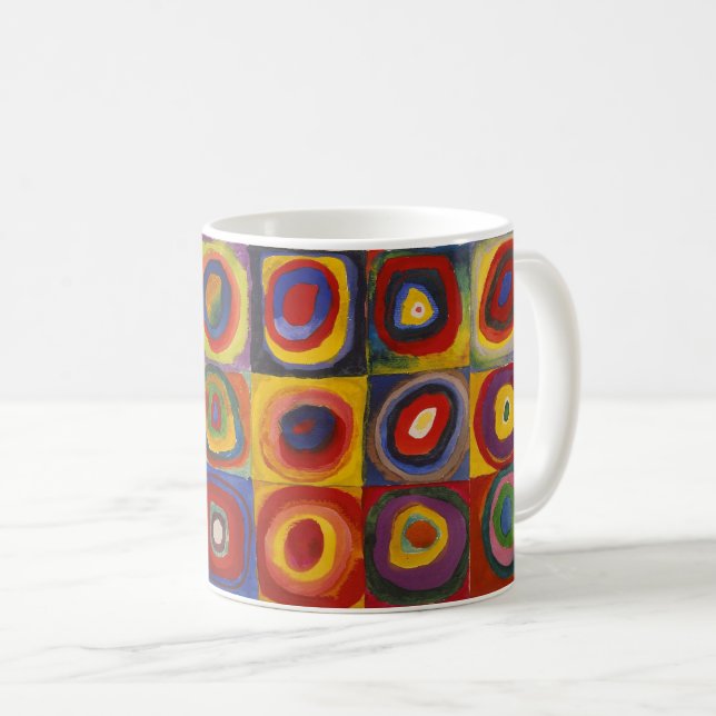 Colour Study - Wassily Kandinsky Kaffeetasse (VorderseiteRechts)