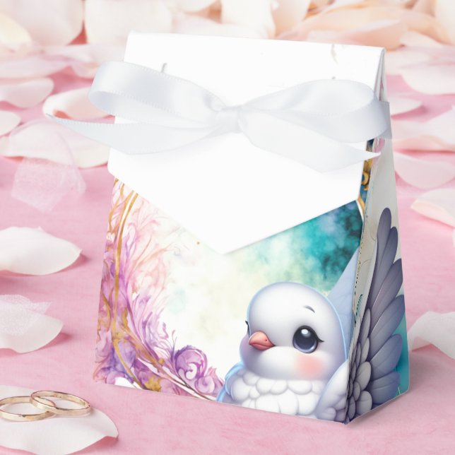 Colourful Dove Geschenkschachtel (Hochzeit)