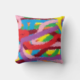 Colourful drawn pillow for Childreen's room Kissen