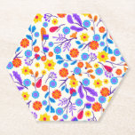 Colourful Exotic Floral Pattern-23146 Untersetzer<br><div class="desc">Colourful Exotic Floral Pattern-23146</div>