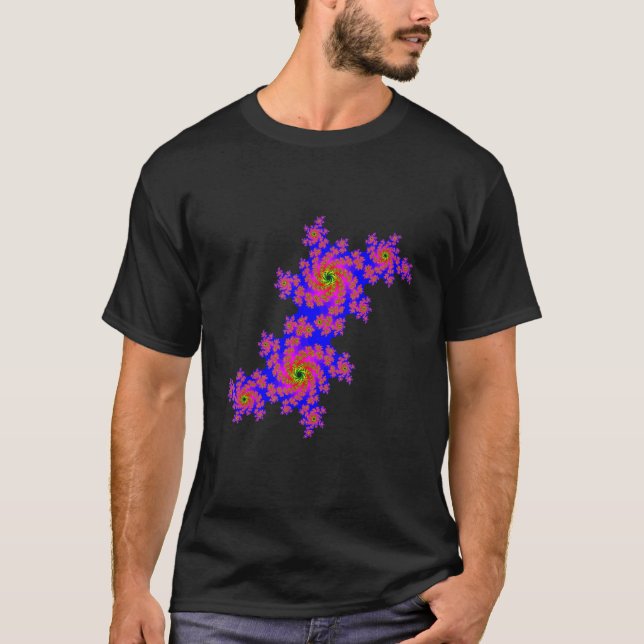 Colourful Mandelbrot Set - A Mathematical Masterpi T-Shirt (Vorderseite)