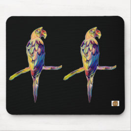 Colourful Parrot Mousemat Mousepad