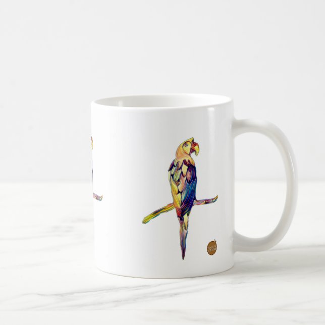 Colourful Parrot Mug Kaffeetasse (Rechts)