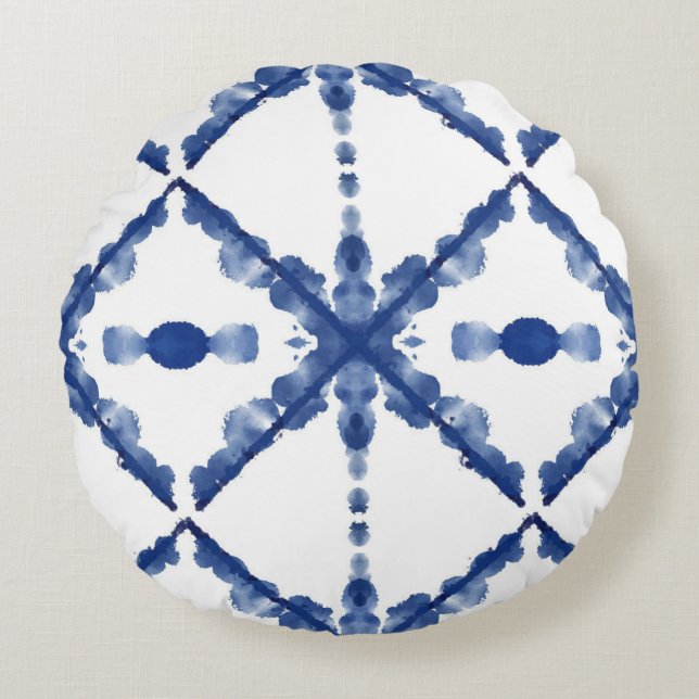 Colourful Round Pillow Rundes Kissen (Vorderseite)