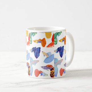 Colourful Whimsical Fish – Cute Aesthetic Mug Gift Kaffeetasse