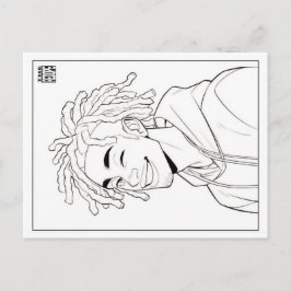 Colouring Post Card | Locs Feiertagspostkarte